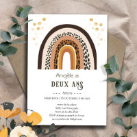 Arc-en-ciel Boho 2e anniversaire