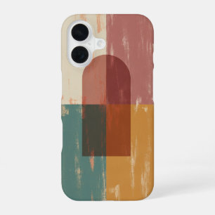 Arc Géométrique Abstrait Vintage iPhone 16 Case