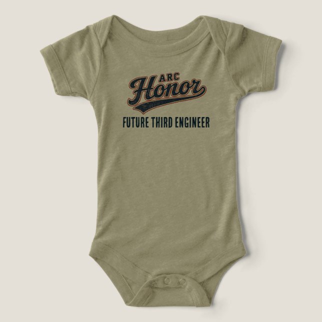 ARC Honour Future Third Engineer Baby One-Z (Design Front)