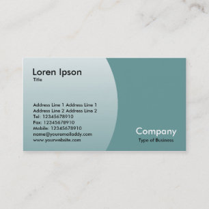 Arc - Ocean Green Business Card