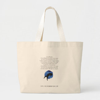 Arc - Poetry by Jessica Fuqua Large Tote Bag