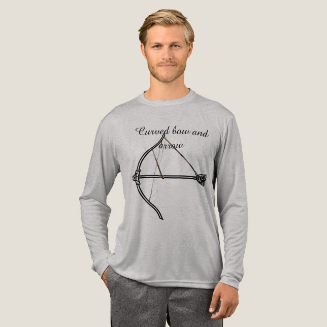 Arc Strike Bow Icon Tri-Blend Shirt (Full Front)