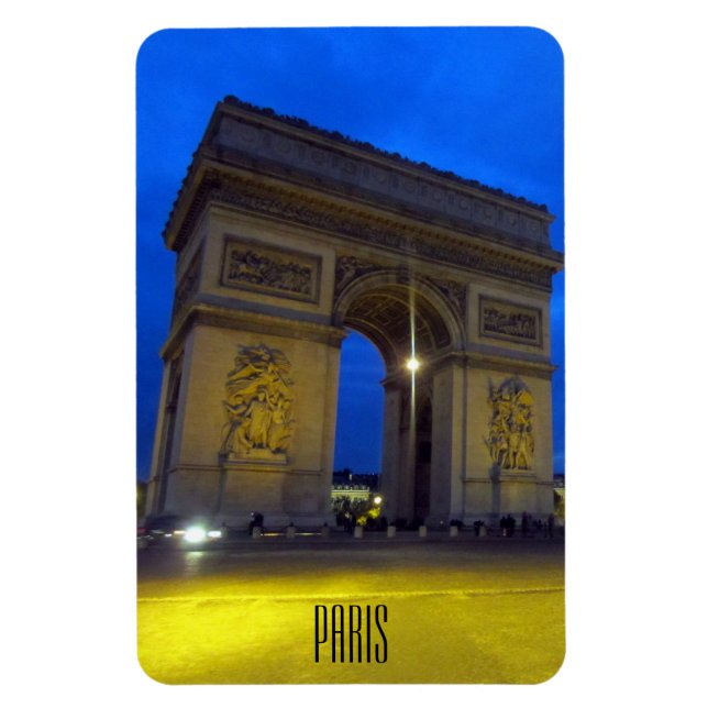 arc triomphe paris magnet (Vertical)
