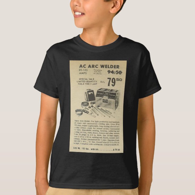arc welder ad T-Shirt (Front)