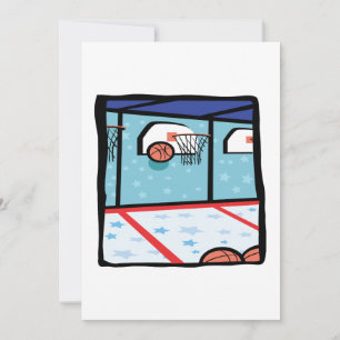 Arcade Basketball Invitation