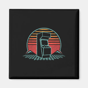 Arcade Game Machine Cabinet Nostalgia Retro 80s Ga Magnet