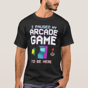 Arcade Game Machine Video Game Cabinet Gamer T-Shirt