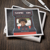 Arcade Game Photo Brick Wall Retro