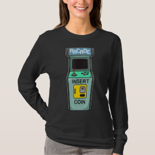 Arcade Game Retro Gamer Insert Coin T-Shirt