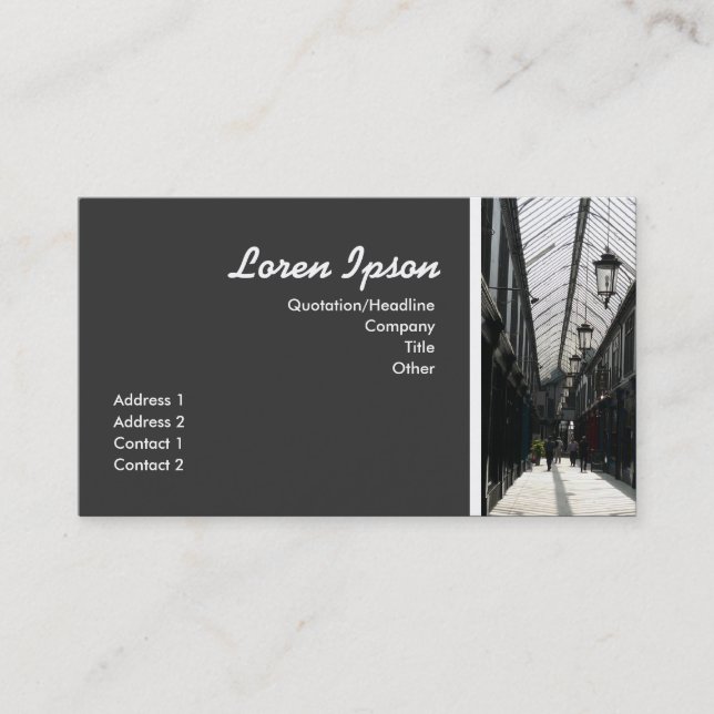 Arcade II Business Card (Front)