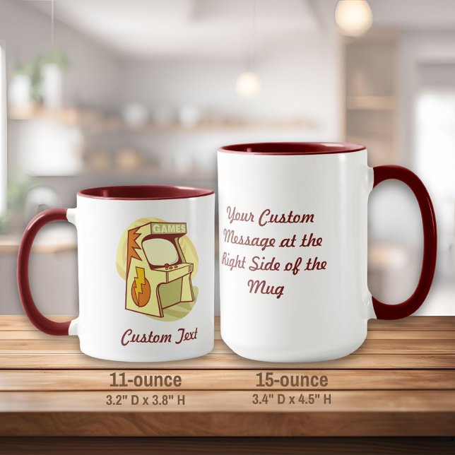 Arcade machine coffee mug (Creator Uploaded)