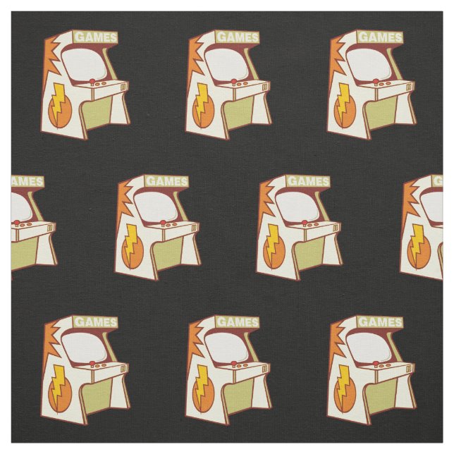 Arcade Machine Pattern Fabric (Swatch)