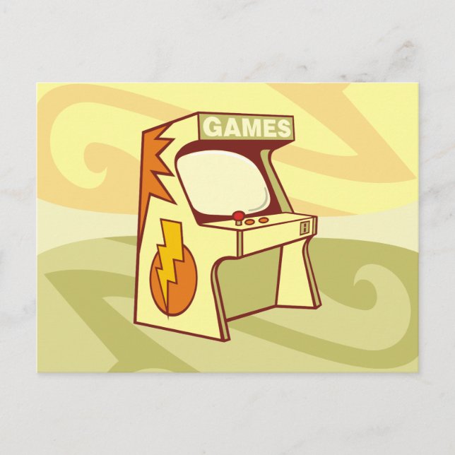 Arcade machine postcard (Front)