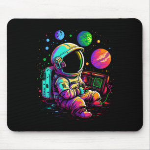Arcade Planets Universe Gaming Astronaut Mouse Pad