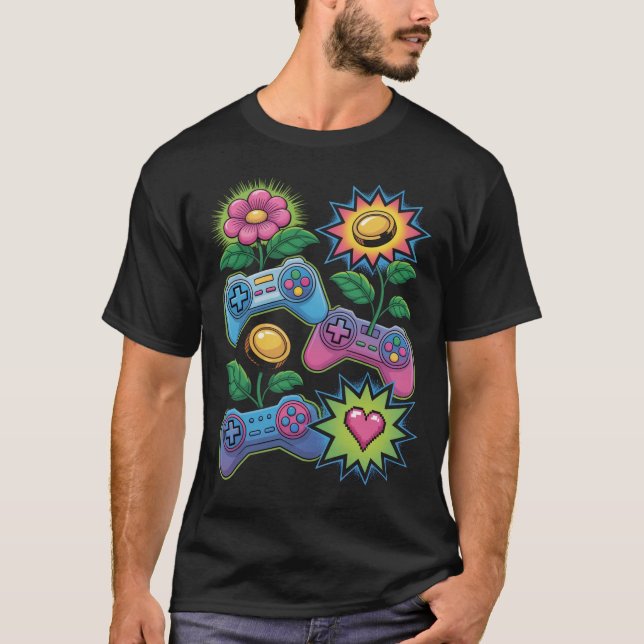 Arcade Wild Bloom T-Shirt (Front)