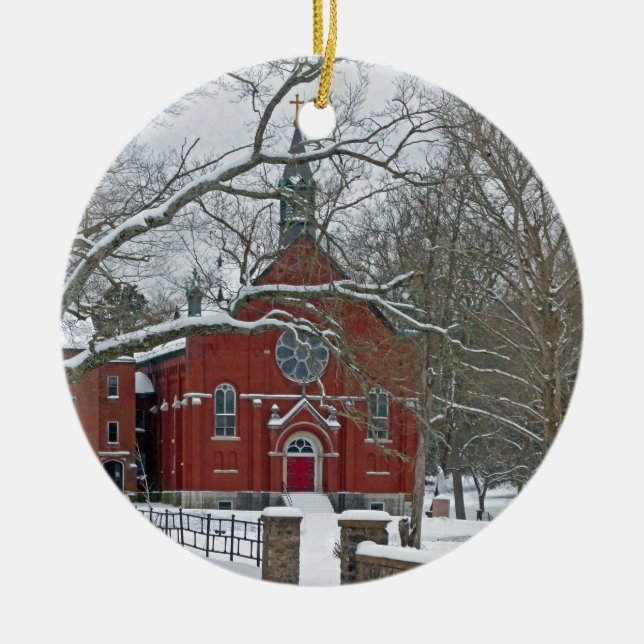 Arcadia Academy Ceramic Tree Decoration (Front)