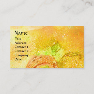 ARCADIA / MAGIC GOLD SPARKLES Yellow Green Business Card