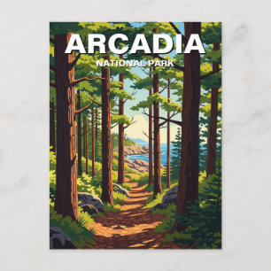 Arcadia National Park Postcard