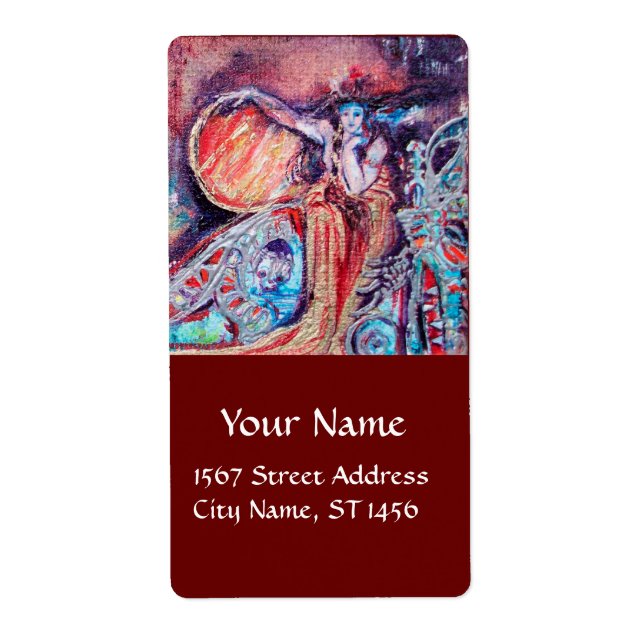 ARCADIA , Red Pink Blue Gold (Front)