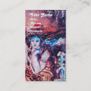 ARCADIA , Red Yellow Blue Silver Abstract Business Card