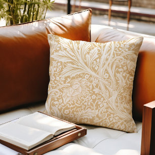 Arcadia William Morris Hawthorn Leaves Pattern Cushion