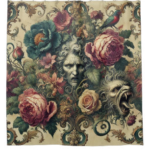 Arcane Atelier – Signature Gothic Design Shower Curtain