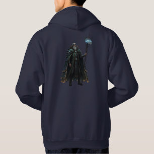Arcane Elder Wizard Dark Academia Back Hoodie