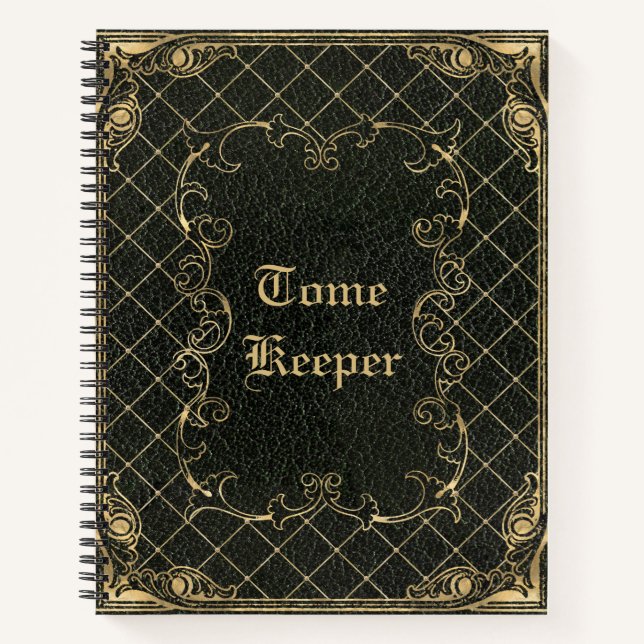Arcane Tome Inspired Image PRINTED Laminated Notebook (Front)