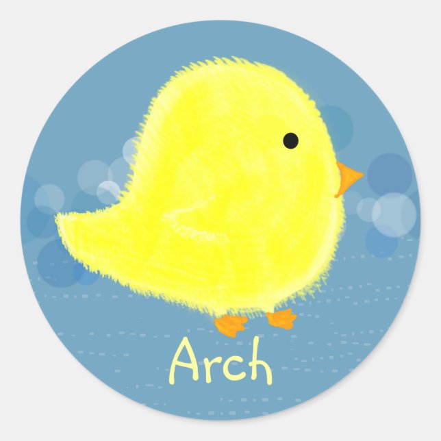 Arch Baby Chick Stickers (Front)