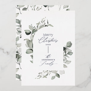 Arch botanical elegant modern Christmas script