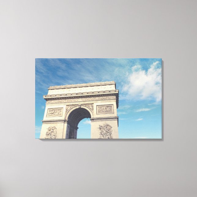 arch de triumph canvas print (Front)