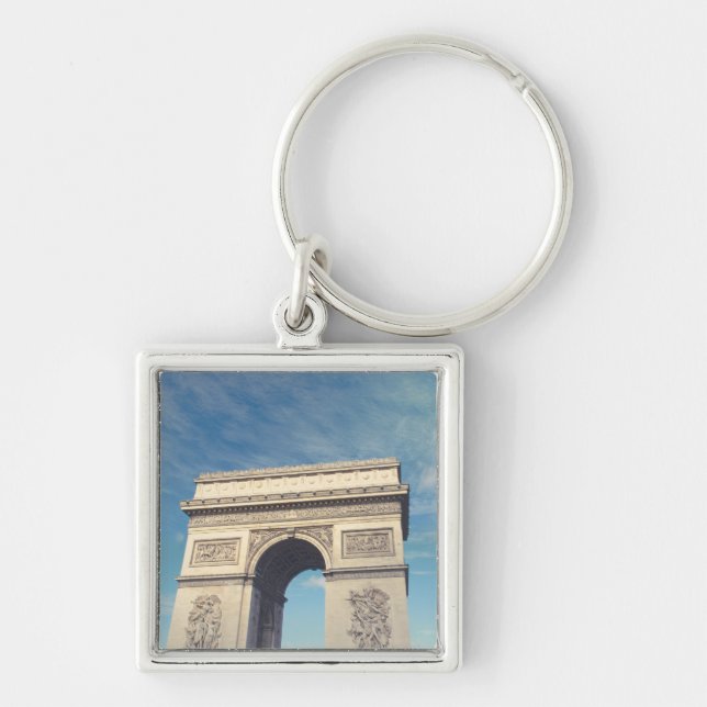 Arch de Triumph Postcard Key Ring (Front)