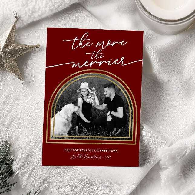 Arch Frame Christmas Pregnancy Announcement  (Creator Uploaded)