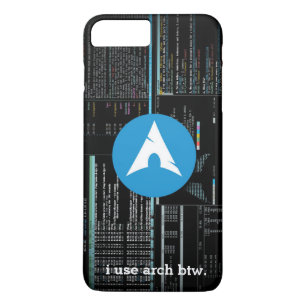 Arch Linux Disc Logo - Liquid Carbon Dark Case-Mate iPhone Case