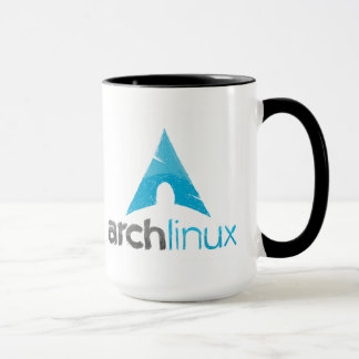 Arch linux v GNU freedom mug