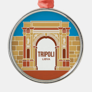 Arch of Marcus Aurelius Libya Metal Tree Decoration