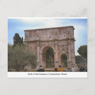 Arch of the Emperor Constantine, Rome Postcard