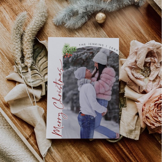 Arch Photo Family Christmas Cards (Creator Uploaded)