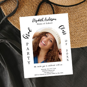 Arch photo Graduation Party invitation