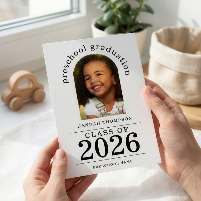 Arch Photo Preschool Graduate 2025 Announcement (Creator Uploaded)