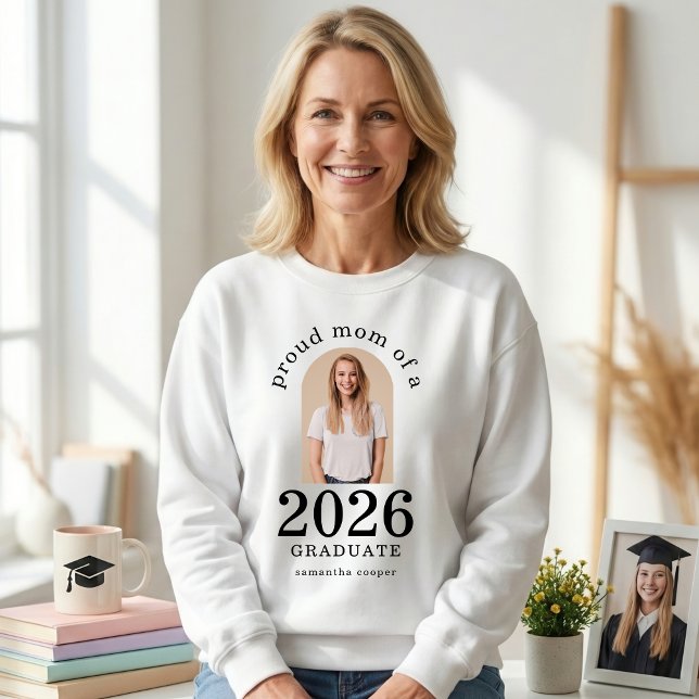 Arch Photo Proud Mum of 2025 Graduate Sweatshirt (Creator Uploaded)