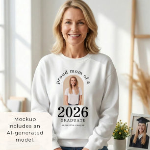 Arch Photo Proud Mum of 2026 Graduate Sweatshirt