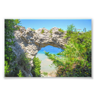 Arch Rock on Mackinac Island, Michigan Photo Print