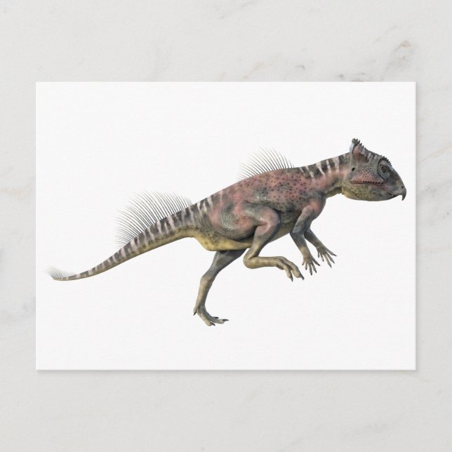 Archaeoceratops Dinosaur in Side Profile Postcard (Front)