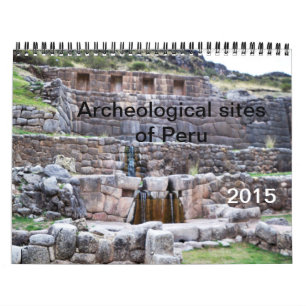 Archaeological Sites of Peru Calendar