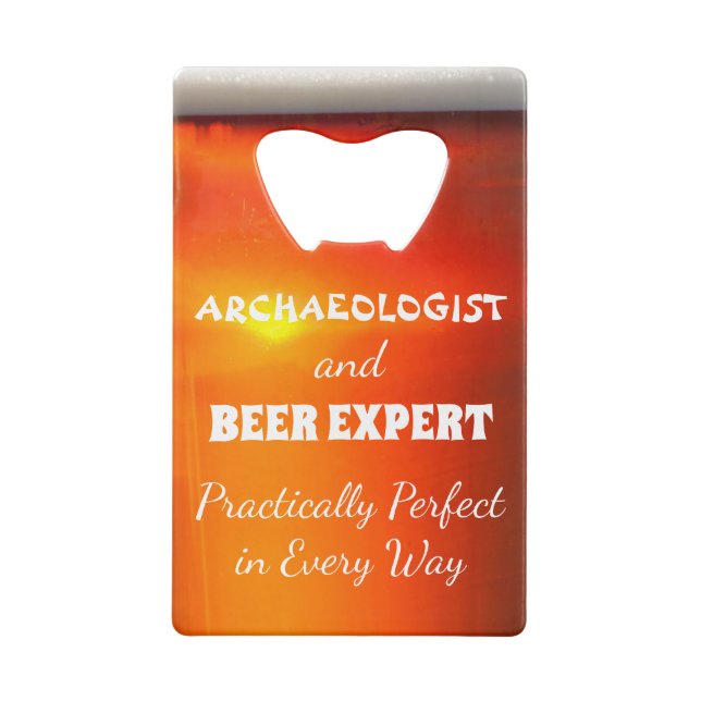 Archaeologist and beer expert practically perfect (Back)