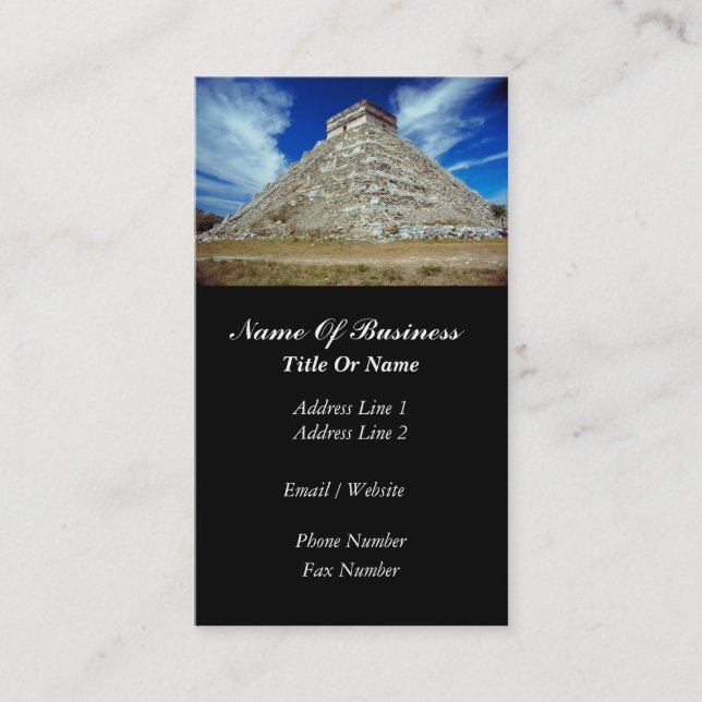 Archaeologist Business Card (Front)