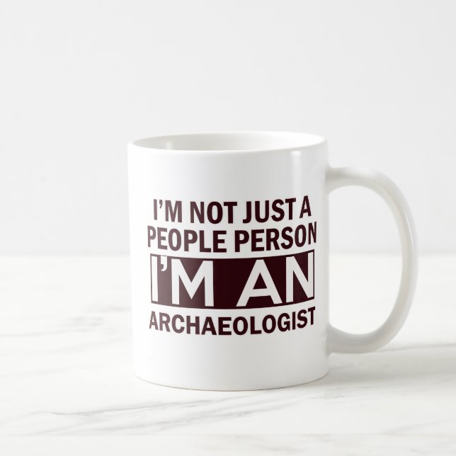 archaeologist design coffee mug (Right)