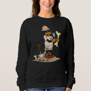 Archaeologist Parody Rottweiler Sweatshirt