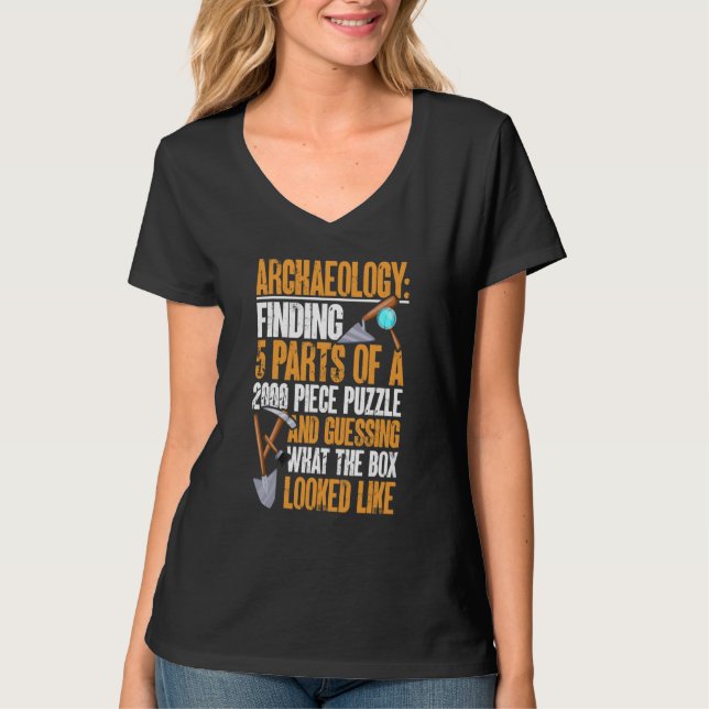 Archaeology Archaeologist T-Shirt (Front)